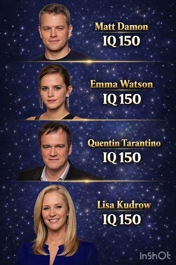 12 Hollywood Stars with Exceptionally High IQ