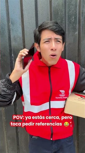 Cuando te dan una referencia y termina siendo una misión 😂📍 #courier #envios #entregas #humor