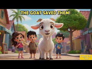 The Clever Goat and the Naughty Kids 🐐 | Kindness Moral Story for Kids