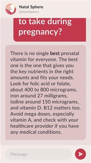 What is the best prenatal vitamin to take during pregnancy?