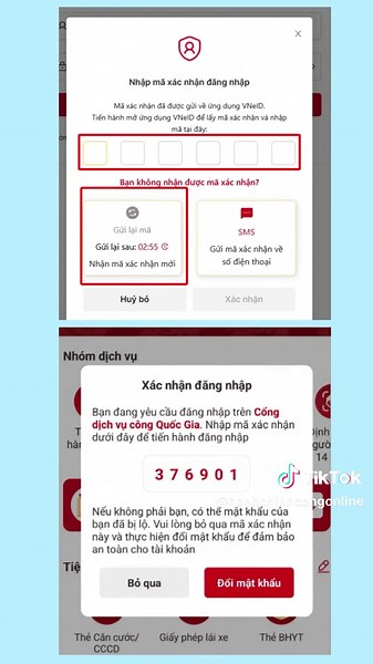 Hướng dẫn đăng nhập tài khoản VNeiD trên Cổng dịch vụ công giải quyết thủ tục hành chính #vneid #dichvucong
