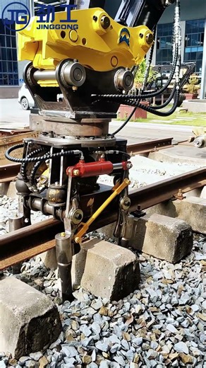 Railway Tamping Machine Live! Compact Ballast, Stabilize Tracks, Hardcore Rail Maintenance