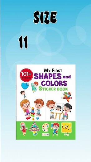 101+ Stickers – My First Shapes & Colours Sticker Book