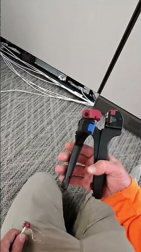 Installing CAT6 Cabling Into Cubicles | Office Network Cabling Installation