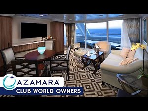 Azamara Pursuit | Club World Owner's Suite Full Walkthrough Tour & Review 4K | Azamara Club Cruises