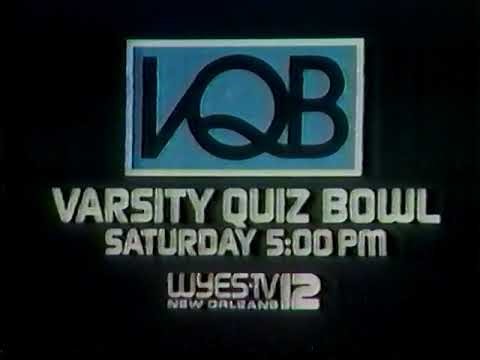 WYES Varsity Quiz Bowl Promo - New Orleans - Aired 1/10/1982