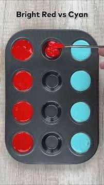 Mixing Colors: From Bright Red to Cyan | Creating Muted Purple, Soft Plum, Rose Taupe & Terracotta