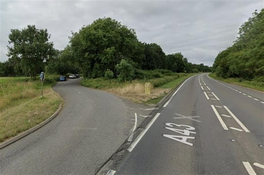 Northamptonshire man caught in notorious 'hotspot' A43 layby stepped in front of marked police car and indecently touched himself