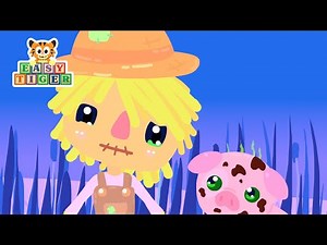 Dingle Dangle Scarecrow (Animated Music Video) 🌾 | Nursery Rhymes for Kids