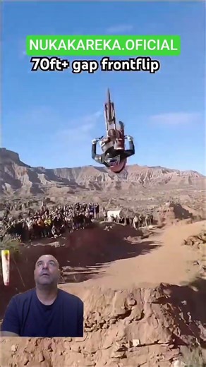 PULO INSANO DE BIKE NO CÂNION😱🚲🔥#viral #funny #shorts #ytshorts #trending #bike #foryou #reels #fyp