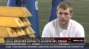 24K views · 219 reactions | With the draft just a month away, former Grandview High School Wide Receiver Tanner Gentry is hoping to beat the odds and make his NFL dream become a reality. | 9NEWS Sports | Facebook