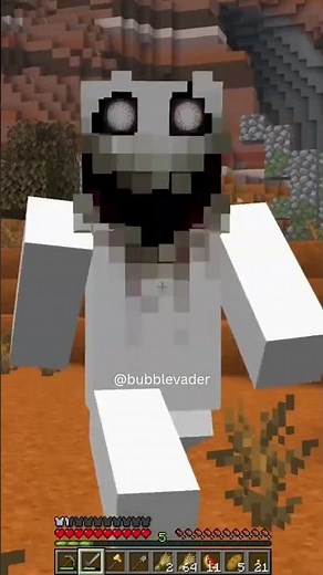 This Ghostly entity is everywhere #minecraft #minecrafthorror #moddedminecraft