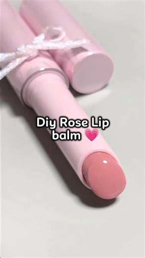 diy rose lip balm 🎀 rose therapy lip balm #diylipbalm #lipbalm #shorts
