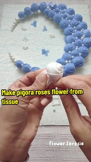 DIY Tutorial: How to Make Pigora Roses from Tissue
