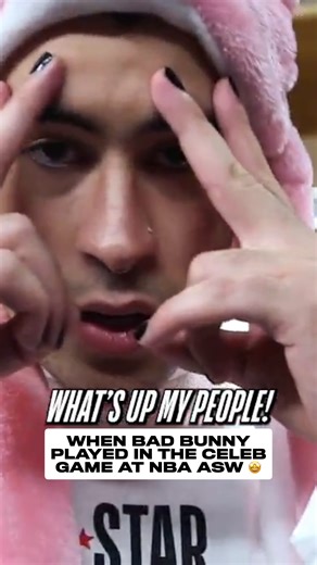 Bad Bunny Shines at NBA All-Star Celeb Game 2019-2020