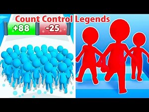Count Control Legends Gameplay | Crowd Run Math Game | Full Gameplay Android #gameplay