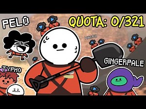 1 MILLION YOUTUBERS VS LETHAL COMPANY