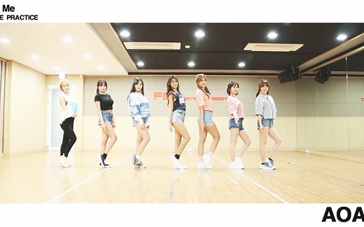 【AOA】Luv Me舞蹈练习室 Dance Practice Ver.