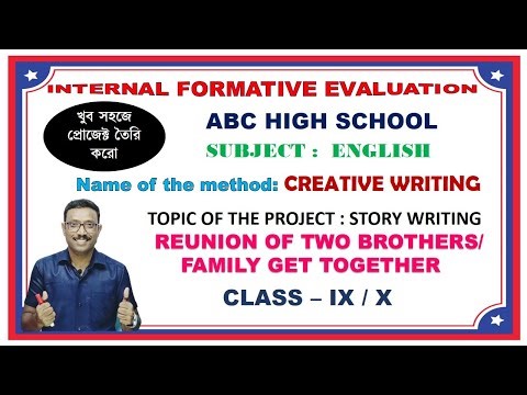 Project for class 9 and 10 | Creative Writing | Story Writing - #Family get together |