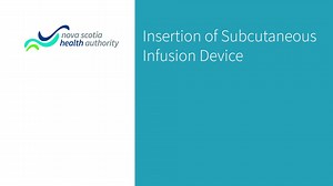 Insertion of Subcutaneous Infusion Device