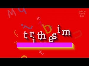 How to say "tritheism"! (High Quality Voices)