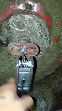 How to remove broken bolt from lawn mower blade shaft