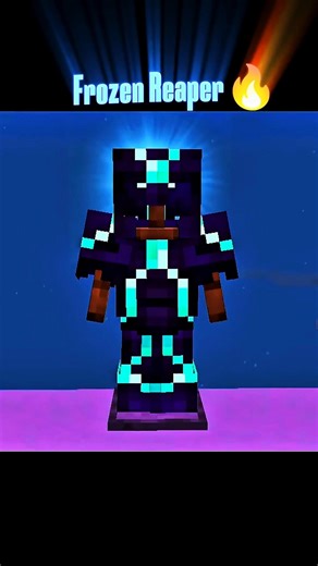 Minecraft Frozen Reaper Set ❄🔥 Armor Trim Combination #minecraft #shorts
