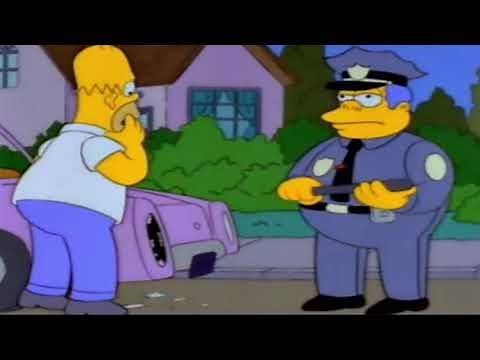 Homer Simpson on corrupt cops