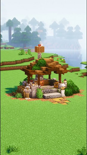 Minecraft Taiga Village Transformation - Armorsmith Build
