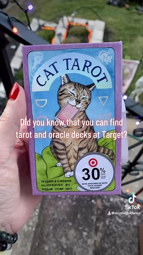 14 reactions · 3 comments | Did you know that @target has tarot and oracle decks? Even better than that, they just might be cheaper than Amazon.  It’s hit or miss on what they might have, but it is always worth checking out. #tarotdeck #cattarot #tarotdeckcollector | Crystal Guidance | Facebook