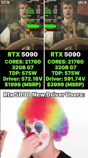 Rtx 5090 New vs Old Driver || Which one is best? #nvidia #rtx5090 #newdrivers