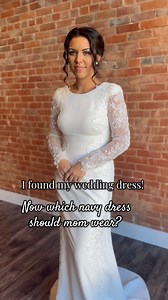 9.4K views · 1.8K reactions | Which navy dress should mom wear to the wedding?  #wildrosebridal #modest #motherofthebride #motherofthegroom #motherdaughter #navy #dressinspo #wedding #bridalshop #bridetobe | Wild Rose Bridal Effingham | Facebook