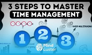 Mind Luster - Learn 3 Step to Master Time Management Mastering Time Management
