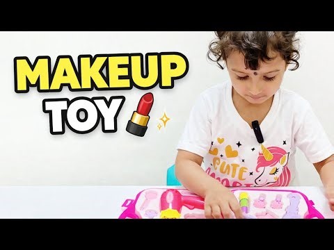 Cute Makeup Toy Set Play | Pretend Play for Kids | Fun Learning with Rihana