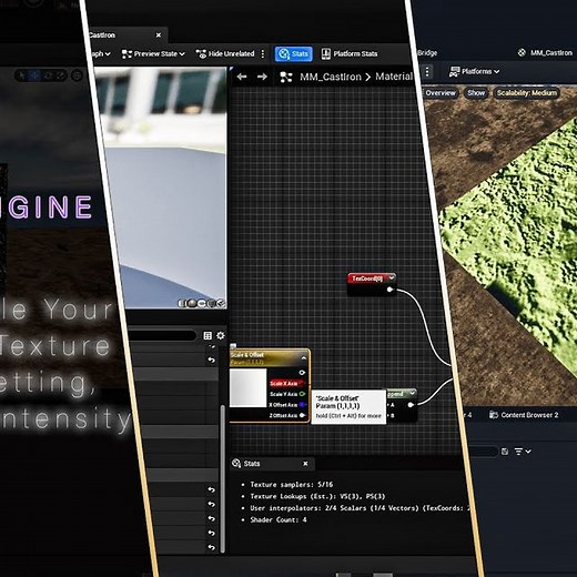 Unreal Engine 5: Advanced Master Material Setup - Quick & Easy (Texture Scaling, Offset, and more) | Community tutorial