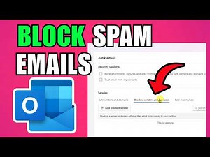 How To Block Spam Emails In Outlook (2026) (Best Method)