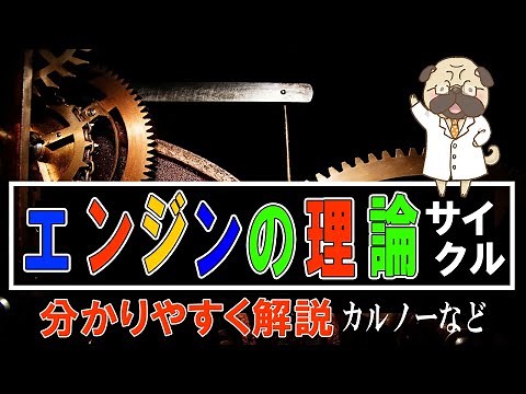 【カルノー】エンジンの理論サイクル【オットー、ディーゼル、ブレイトン、ランキン】