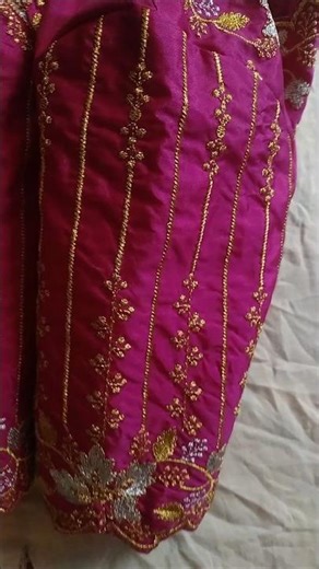 simple machine embroidery blouse design #fashion #simple ! Rithvik fashion