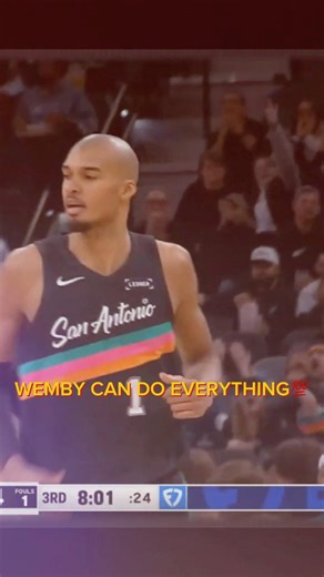 HOW DID HE DO THAT? 🤯👽💯 #nba #wembanyama #bald #spurs #alien