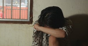 Asian Girl Crying