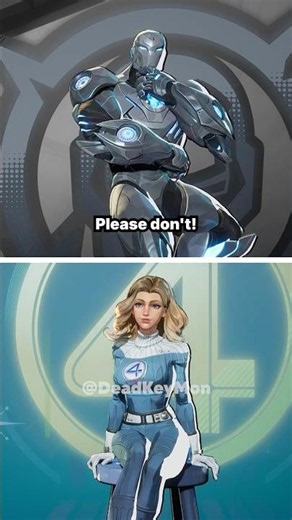 Iron Man and Invisible Woman Interactions In Marvel Rivals