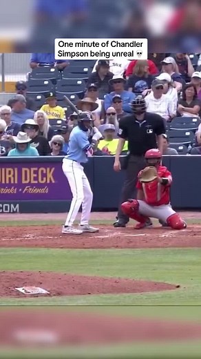 Is Chandler Simpson the new fastest player in the MLB? 🔥 #mlb #chandlersimpson #springtraining #baseball #fyp #sports #foryoupage