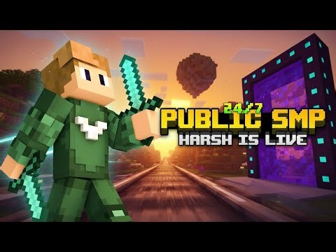 Minecraft SMP LIVE | PUBLIC SMP 24/7 JAVA + BEDROCK | PLAYING IN McFleet #live #minecraft