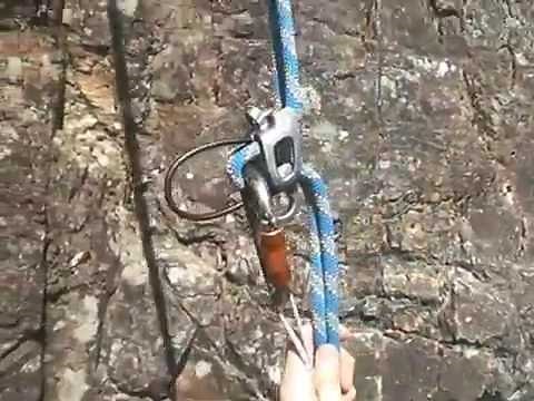 【目線カメラ】懸垂下降-ATCガイド効き具合確認 rappel ATC-Guide Check、RFM/HFM