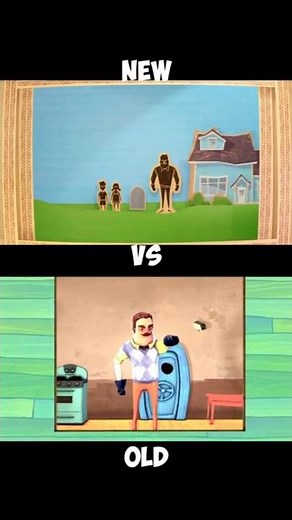 Hello Neighbor Song NEW vs OLD (2D vs 3D Animations)