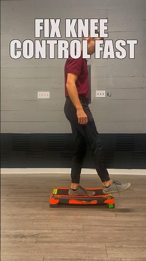 Step Down Exercise Progression | Improve Knee Stability & Leg Strength #kneerehab