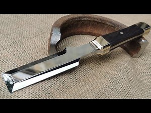 How to make chisel knife - knife making