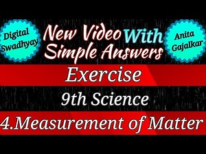 measurement of matter class 9 exercise । measurement of matter class 9 । 4 measurement of matter