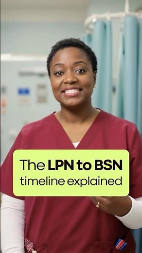 How long is an LPN to BSN Bridge program?