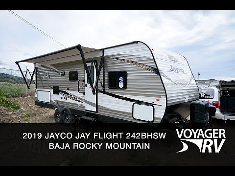 2019 Jayco Jay Flight 242BHSW Baja Rocky Mountain Travel Trailer Video Tour - Voyager RV Centre